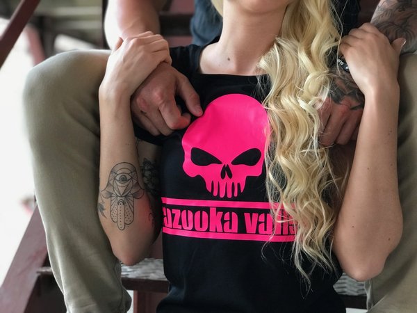 Damen T-Shirt "Skull Heady"