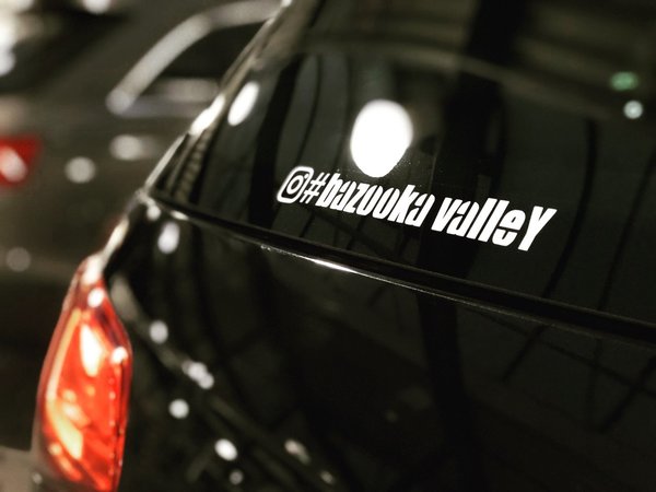 Bazooka Valley - Aufkleber "Hashtag"