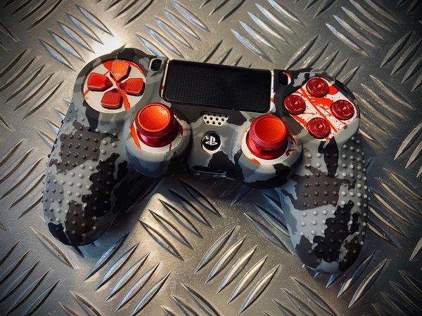 PlayStation 4 / PS4 Silikon Controller Bumper / Hülle Camouflage